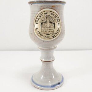 Feast of the Realm Goblet Medieval Banquet Landmark Center St. Paul MN Pottery